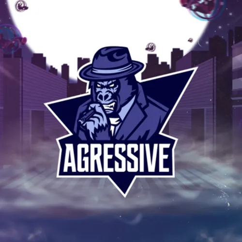 Agressive logo