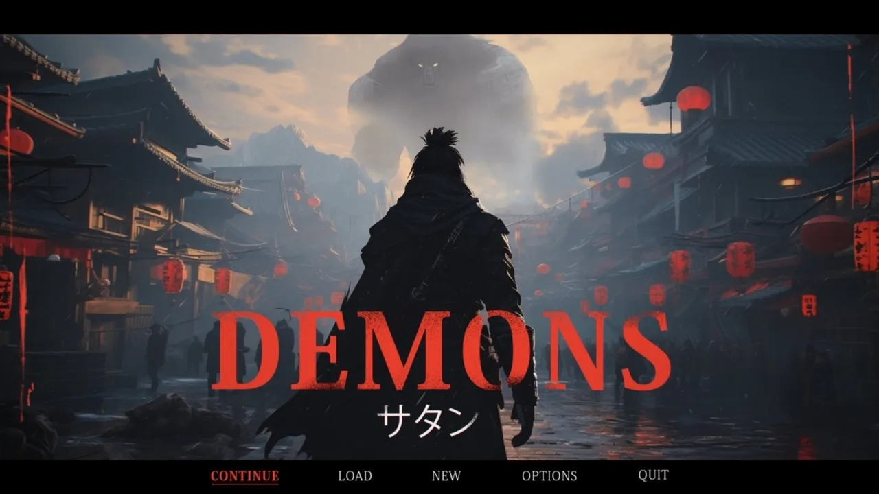 UI Designer's Intriguing RPG UI Project Set in Retro-Future Japan