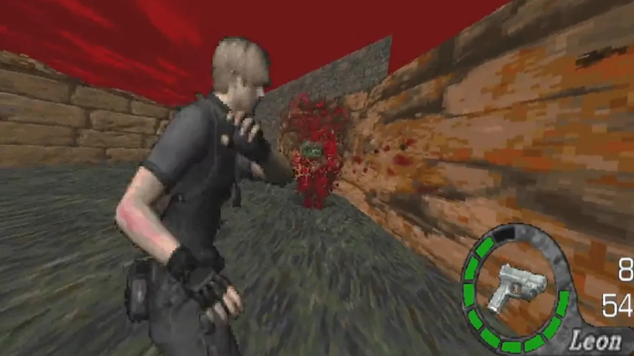 This mod perfectly brings together Resident Evil 4 and Doom
