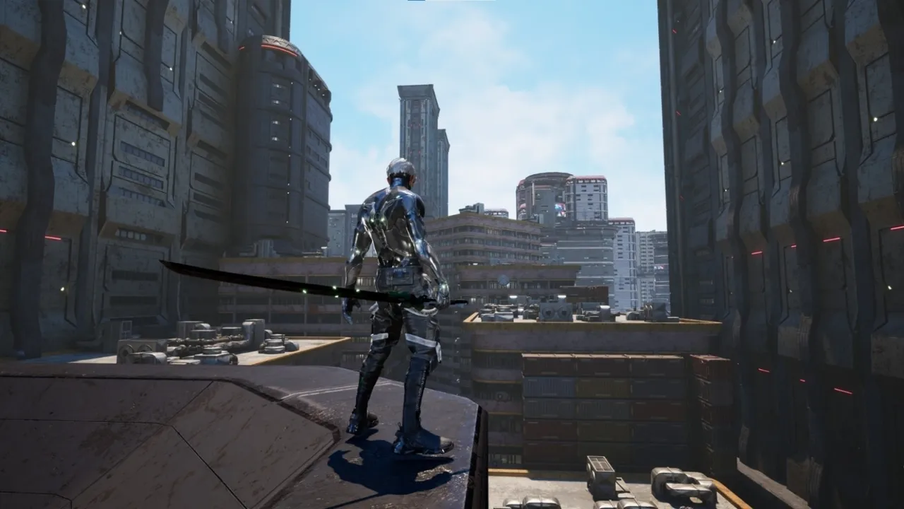 ENENRA: A third person, hack and slash game set in future Japan