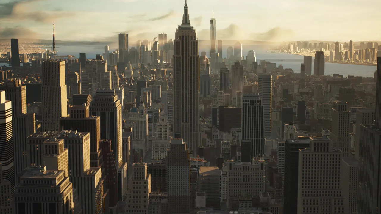A recreation of Manhattan in Unreal Engine made using new world-building tool CityBLD
