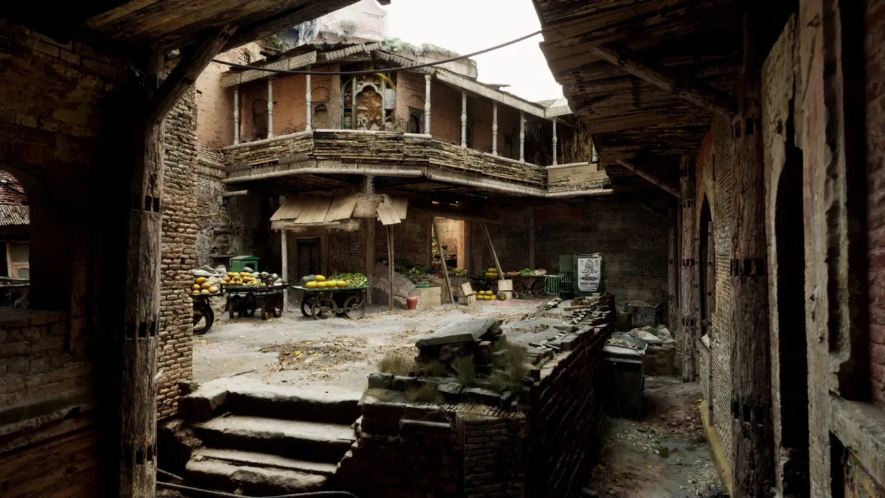 Creating an Abandoned Courtyard Scene using RealityScan and Unreal Engine 5