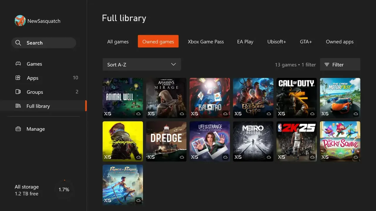 Xbox Insiders can now stream "select" titles from their own game libraries on consoles