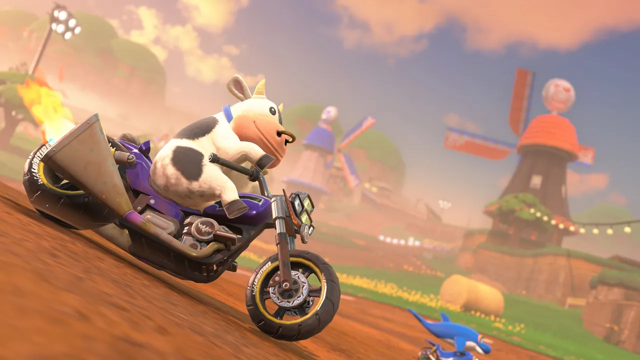 Animal rights group PETA urges Nintendo to remove "cruel" nose ring from Mario Kart World's Cow