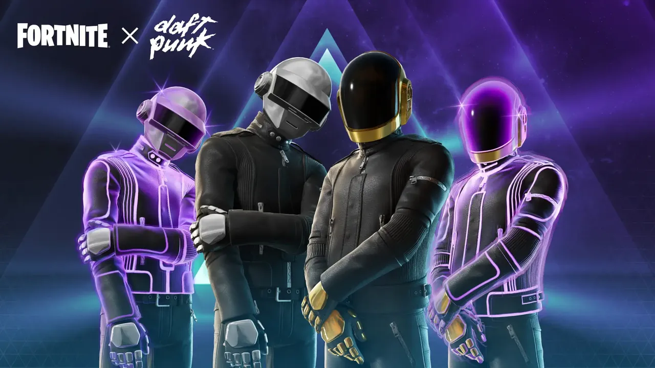 Epic announces Fortnite x Daft Punk collaboration featuring new skins and a unique experience