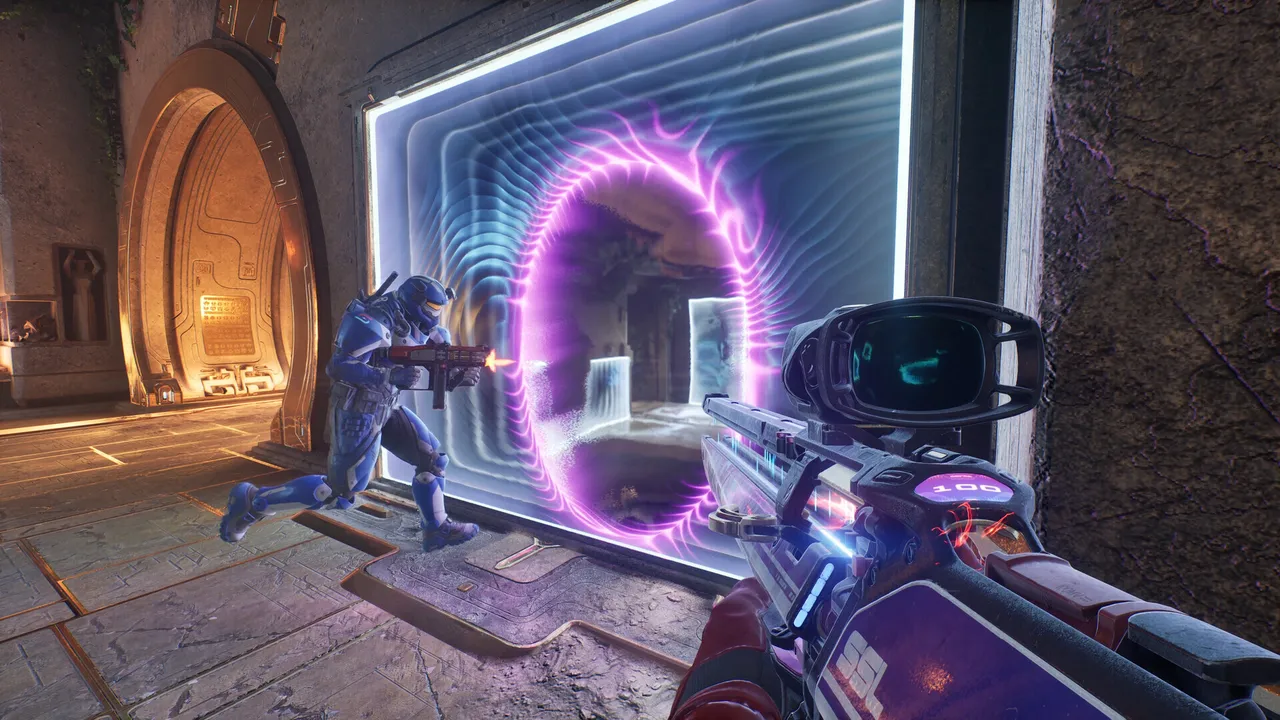 Splitgate: Arena Reloaded developer responds to low player numbers, says Steam Charts "don’t measure fun"