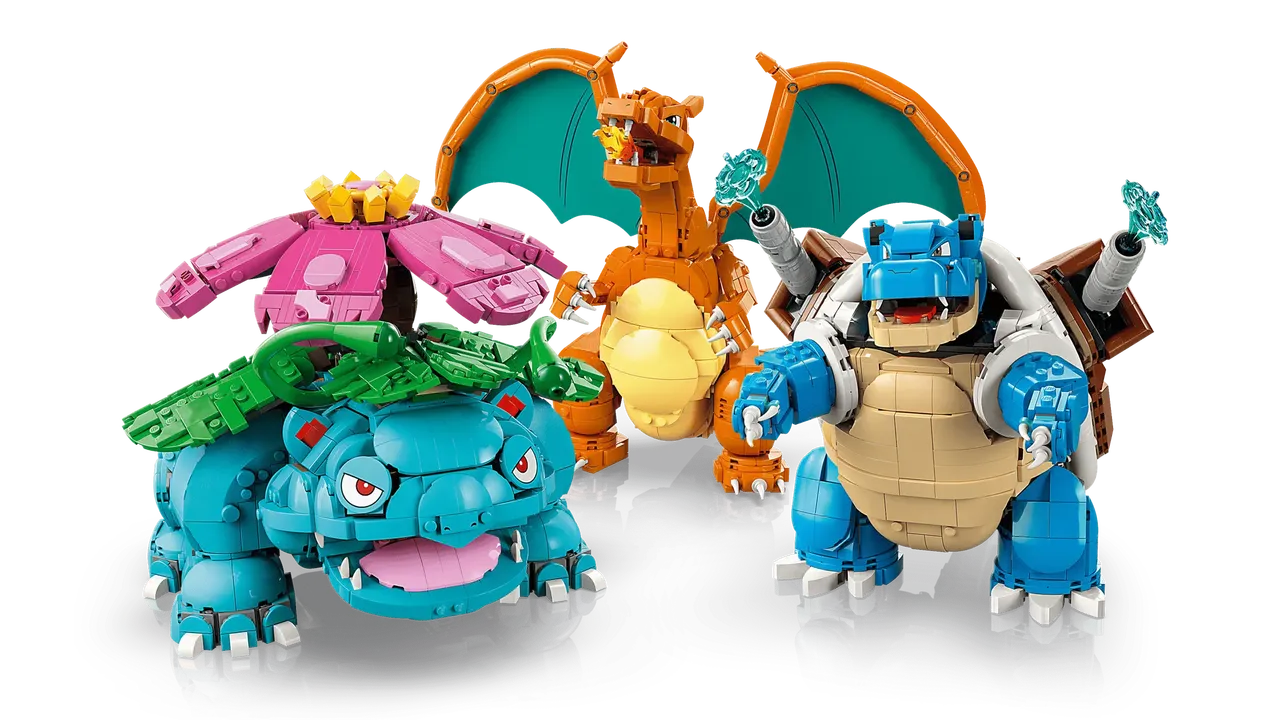 Lego Pokémon revealed featuring Pikachu, Eevee, Venusaur, Charizard, and Blastoise