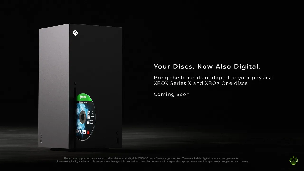 Xbox is launching a disc-to-digital feature that lets you claim digital licences from physical game discs, Microsoft announces