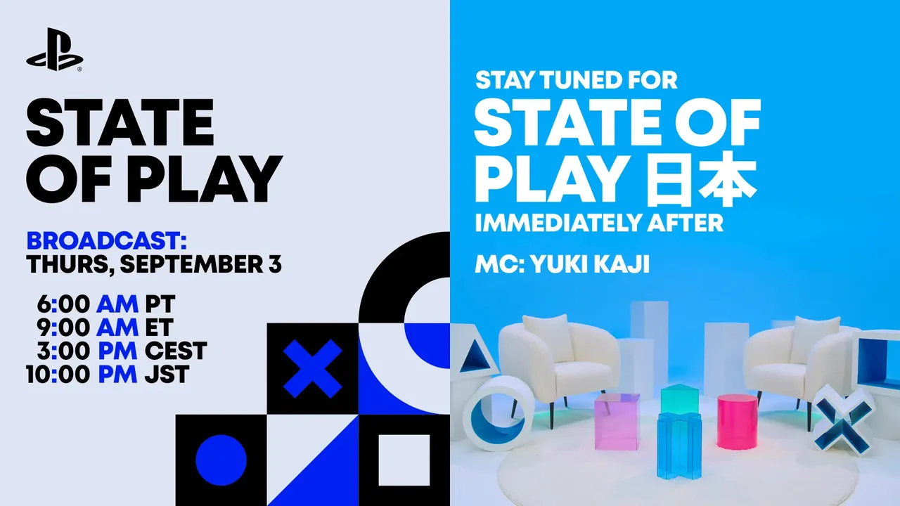 PlayStation State of Play returns September 3 with two back-to-back broadcasts