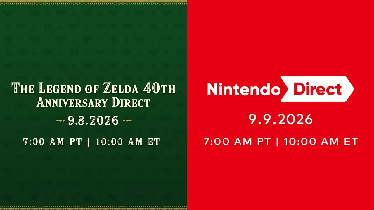 Nintendo has confirmed two Directs this week: a Zelda 40th Anniversary stream and a general Nintendo Direct